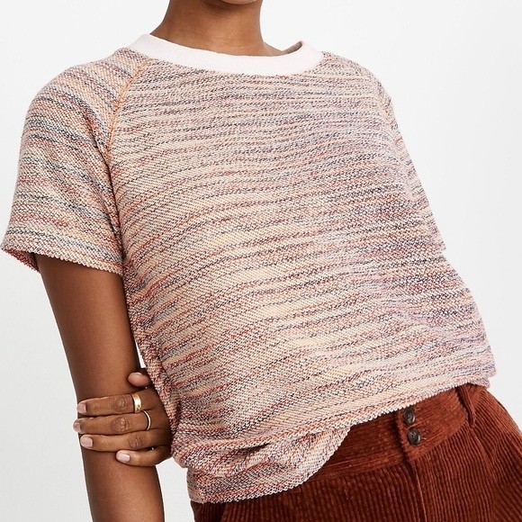 Madewell Tops - Texture & Thread By madewell Multicolor Textured Short Sleeve Top Size XS